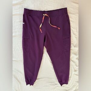 Figs, Lesage Jogger Scrub Pants, Deep Purple, XLarge